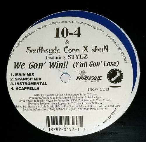 SOUTHSIDE CONN X SHUN SEALED 12" FRIED CHICKEN HIPHOP RAP BLUE COLOR VINYL lp - Picture 2 of 8