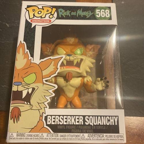 Funko POP! Animation: Rick and Morty - Berserker Squanchy #568 F7 - Picture 1 of 6
