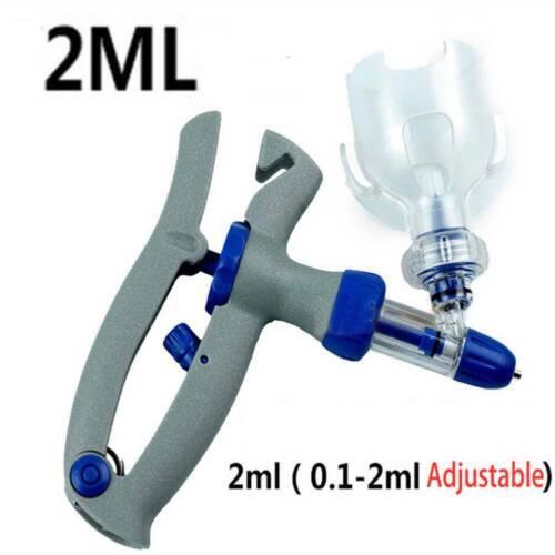 Continuous Syringe Adjustable Veterinary for Poultry Vaccine Injector Tool 1-5ML