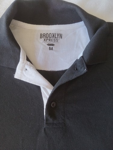 Size M, Black Brooklyn XPress Polo Shirt - Picture 2 of 5