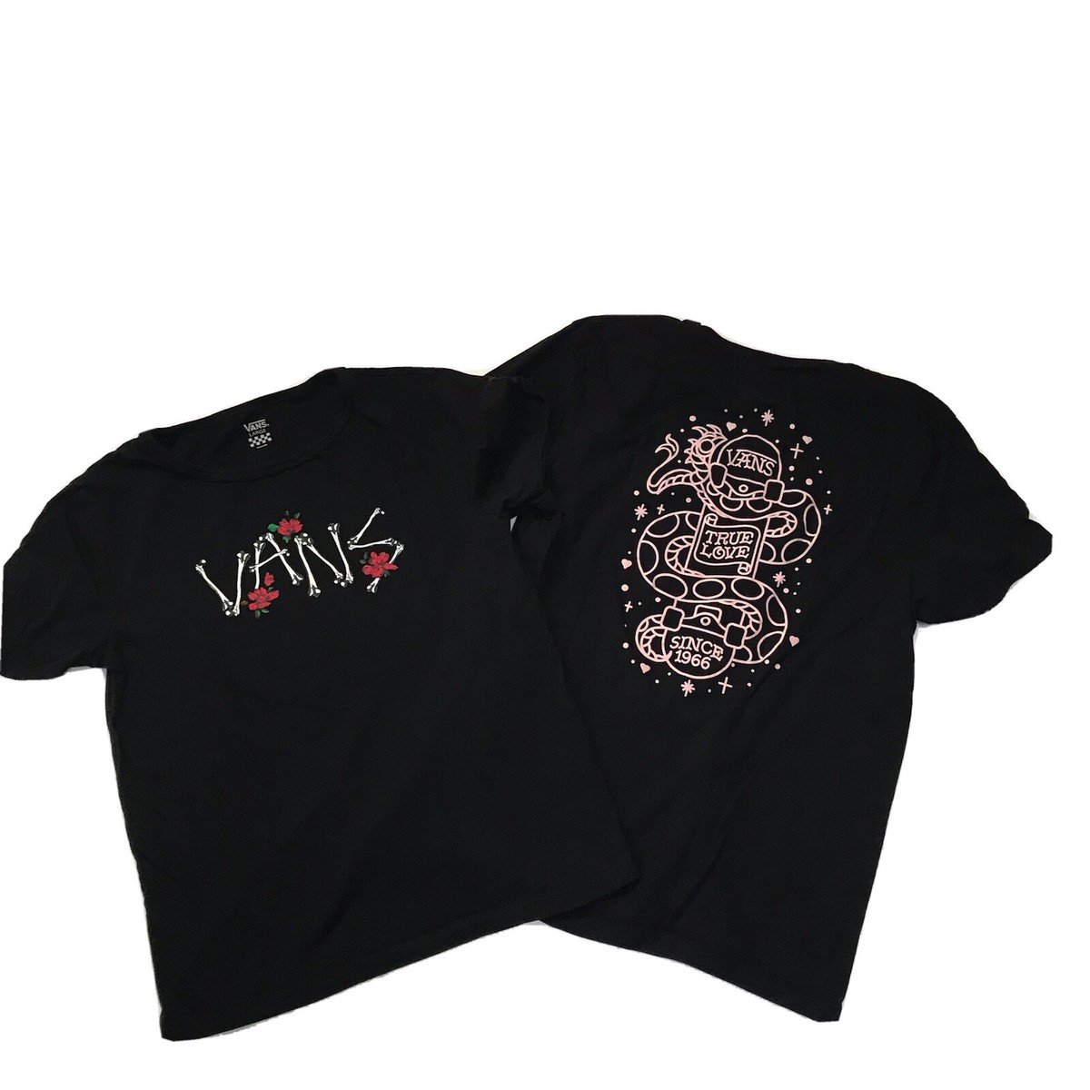 【おすすめアイテム】Vans Script Flower Logo T-Shirt Floral Décor T-Shirt in White| Vans UK
