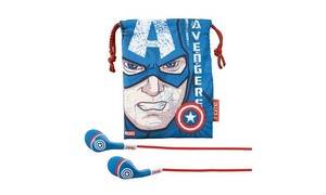 EARBUDS-iHOME-DM-M15-IN-EAR-HEADPHONES-MARVEL-CAPT-AMERICA-5-VARIETY-SIZE-PLUGS