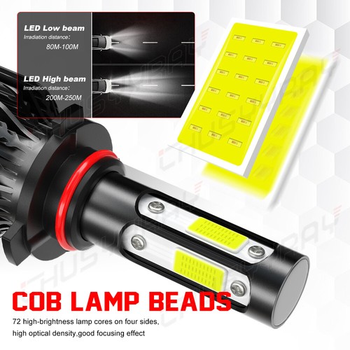 LED Headlight Bulbs+Turn Signal Light For Peterbilt 388 389 367 567 Headlights - Picture 5 of 21