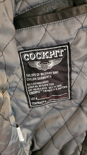 Vintage CPT Cockpit USA Black Jacket Size M Pre-owned - Picture 10 of 22