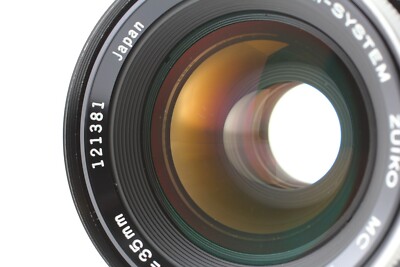 Near MINT】OLYMPUS OM System Zuiko MC Auto W 35mm f/2 MF