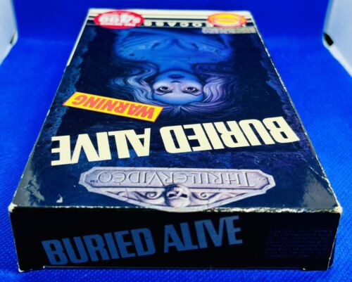 Buried Alive VHS 1986 Horror Graphic RARE Halloween Cult Tested Free Shipping - Picture 4 of 10