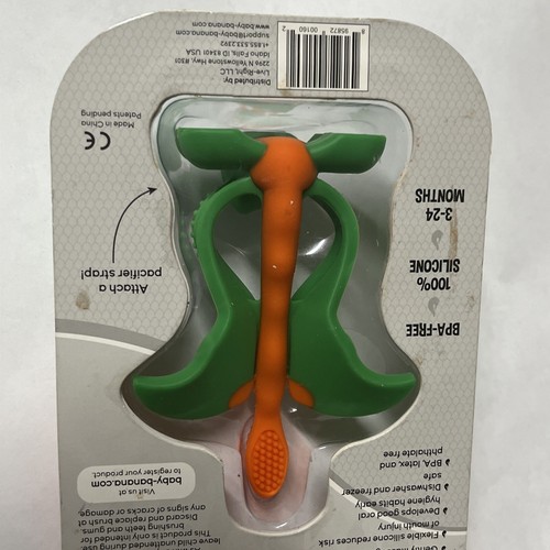 Baby Banana Mystical Dragon Brush NEW Infant Toothbrush BPA-Free 100% Silicone - Picture 8 of 11