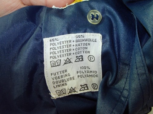 Vintage Creation VIROJA Trenchcoat dunkelblau mit Gürtel Damen Gr. 42 - Bild 5 von 15