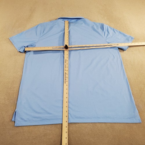 Southern Tide Brrr Poloshirt Herren 2XL XXL Blau Kurzarm Performance Stretch - Bild 5 von 8