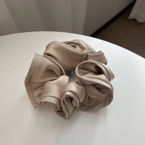 Large Scrunchies Silk Satin Elastic Hair Hair Bands Rope Tie Ponytail Accessory - Picture 7 of 20