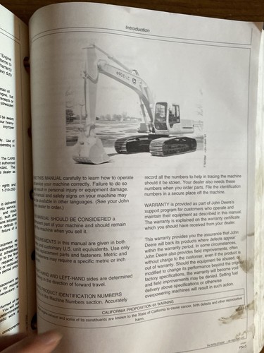 John Deere 690E Bagger Bedienungsanleitung - Bild 5 von 8