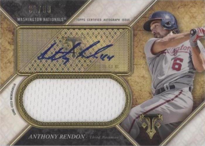 2017 Topps Triple Threads - Anthony Rendon #UAJR-AR - 1 of 1