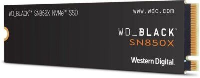 Western Digital WD_BLACK SN850X 4TB NVMe Interne SSD (WDS400T2X0E) Neu