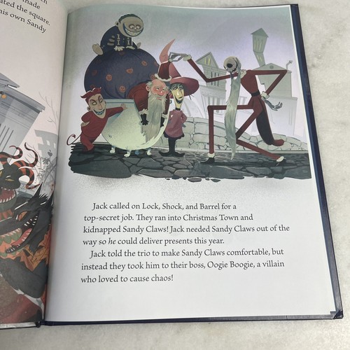 Big Golden Book The Nightmare Before Christmas Disney Hardcover - Picture 4 of 5