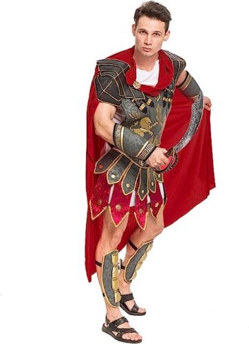 Syncfuns Brave Herren Römer Gladiator Kostüm Set für Halloween - Bild 4 von 7
