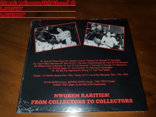 Clive Burr's Escape / Pre-Stratus Recordings 83 ORG Praying Mantis NWOBHM NEW *R - Picture 2 of 2