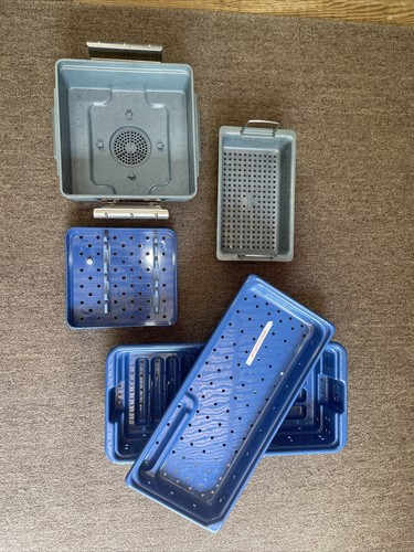 Trays / Baskets to clean, sterilize Or Organice medical Tools Lot - Picture 2 of 6