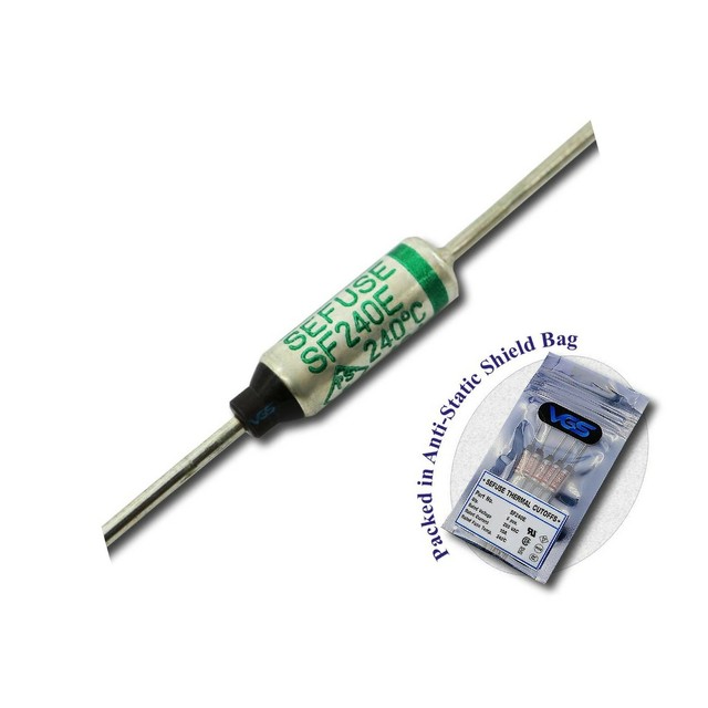 NEC SF240E SEFUSE Cutoffs NEC Thermal Fuse 240C 240 Degree 10A 250V