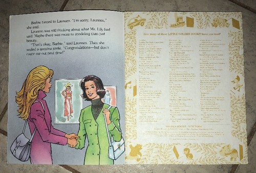 A Little Golden Book - Very Busy Barbie by Barbara Slate (HC, 1997) - Picture 3 of 4