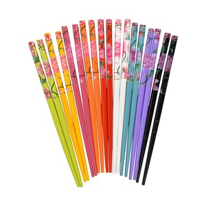 2-Colorful-Hair-Sticks-with-Pretty-Flower-Design-Women-039-s-Hair-Chopstix