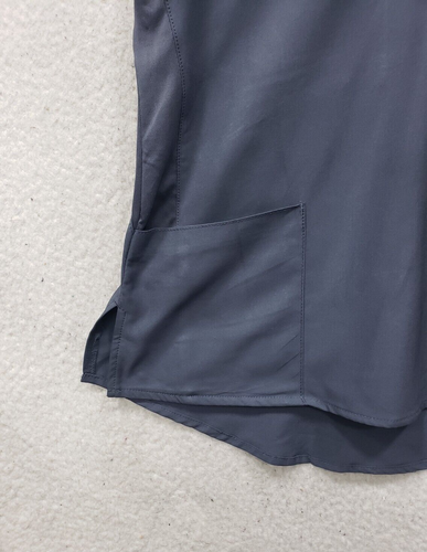 Wonder Wink Women Top Small Gray 100%Polyester Short Sleeve Modern Fit Uniform - Picture 2 of 20