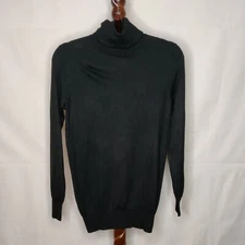 Faded Glory women's size S(4-6) black tunic sweater turtleneck long sleeves