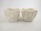 Set of 2 Lenox Accoutrements Square Votive Candle Holders