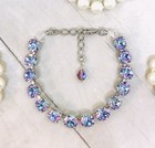 Vitrail Light Tennis Crystal Bracelet Vitrail Light Cup Chain Crystal Bracelet,