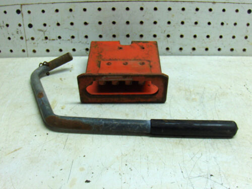 ALLIS CHALMERS SIMPLICITY LAWN TRACTOR MOWER DECK AXLE LIFT HANDLE AND QUADRANT - Picture 2 of 2