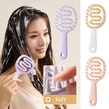 Styling Tool Scalp Massage Hair Brush Hollow Shampoo Comb Hairdressing Portable