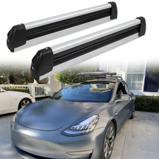Ski Snowboard Top Roof Rack Carrier Cross Bar Aluminum For TESLA Model 3 S X Y