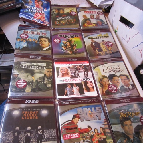 LOT OF 13 FACTORY SEALED HD-DVD MOVIES SEE PIC