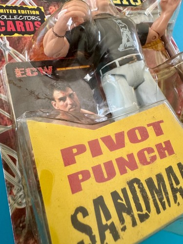 2000 OSFTM ECW Bash of the Brawlers Pivot Punch SANDMAN WWE Hak raro L@@K! - Foto 11 di 15