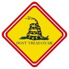 Gadsden America U.S.A. Aluminium Car Sign Fantastic Souvenir With Suckers