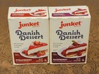 Junket Danish Dessert Variety Pack Raspberry & Strawberry (1 each) Mix 4.75 oz ∳