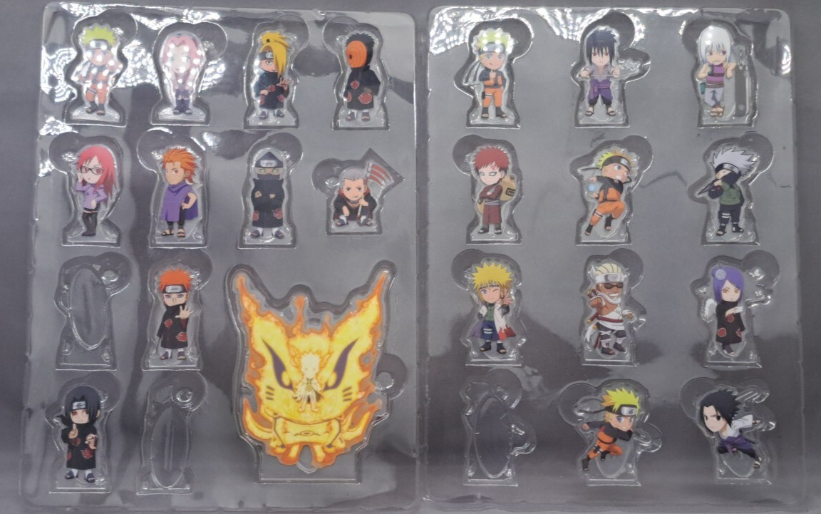Naruto Shippuden 22 Días Calendario de Adviento 2D Coleccionable Acrílico Figura INCOMPLETA