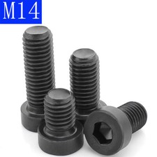 M14 x 2mm Low Head Allen Bolt Hex Socket Cap Screws 12.9 Alloy Steel Black Oxide