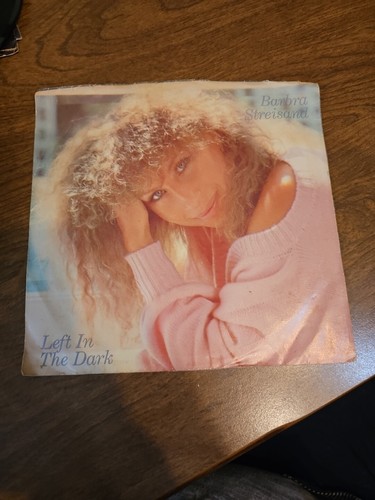 BARBRA STREISAND - Left in the Dark/Here We Are At Last - Vinyl 45 rpm 1984