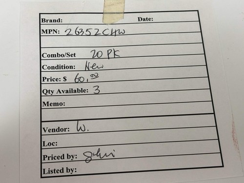 New 20 PK Legrand 26352CHW Plug Load Receptacle, 20A, 125V, Half-Controlled, Whi - Picture 7 of 7