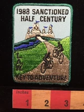LAW League of American Wheelmen 1988 Sanctioned Half Century Bicycle Patch 64K4