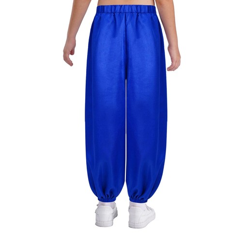 Kids Girls Sweatpants Arabic Trousers Belly Pants Praise Bloomers School Satin - Picture 9 of 63