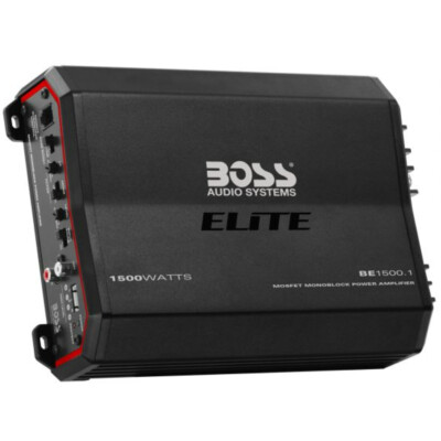 1 Boss Audio Systems BE1500.1 Verstärker Mono Mit Steuerung Remote Inbegriffen