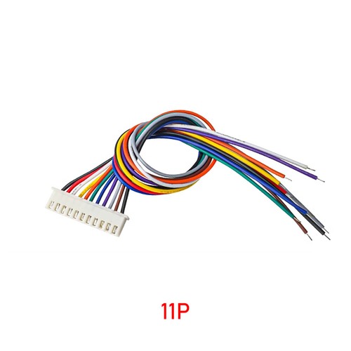 Cable Connector JST XH 2.54mm 2/3/4/5/6/7/8/9/10/11/12P Male Jack Plug Wire 30CM - Picture 18 of 19