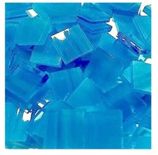 1/2" Sea Blue Mosaic Stained Glass Tiles