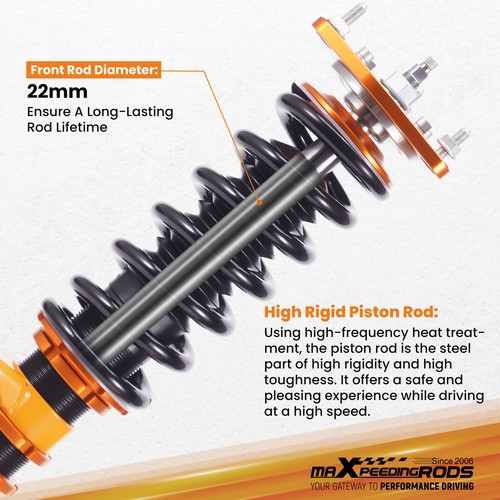 maXpeedingrods Coilover Lowering Kit For Holden Commodore VN VP 1988-1993 - Picture 4 of 12