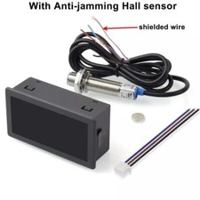 AC110V-230V High Precision Digital LED Motor Speed Tachometer Anti-jamming Hall