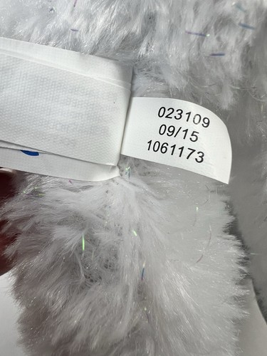Build a Bear Glisten Reindeer 12 Inch Plush White Silver 2015 Stuffed Animal BAB - Picture 8 of 11