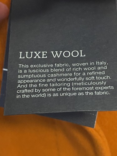 LL Bean Women’s NWT Burnt Orange Luxe Wool Coat Button Up Wool Blend Size 4 - Picture 4 of 10