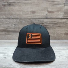 Flage Cap Hat Adult Adjustable SnapBack Casual Flat Brim Trucker Meshback