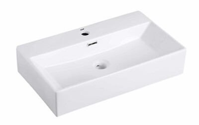 TEICO Keramik Bad Waschtisch 70cm Waschbecken Waschschale Möbelwaschtisch